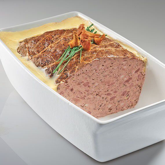 Terrine de canard aux girolles